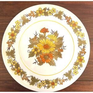 Vintage Mikasa 1970's Provencal Salem Round Platter # C2302 Floral Pattern Japan